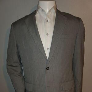 Merona Men's Gray Pin Stripe Sport Coat 40R